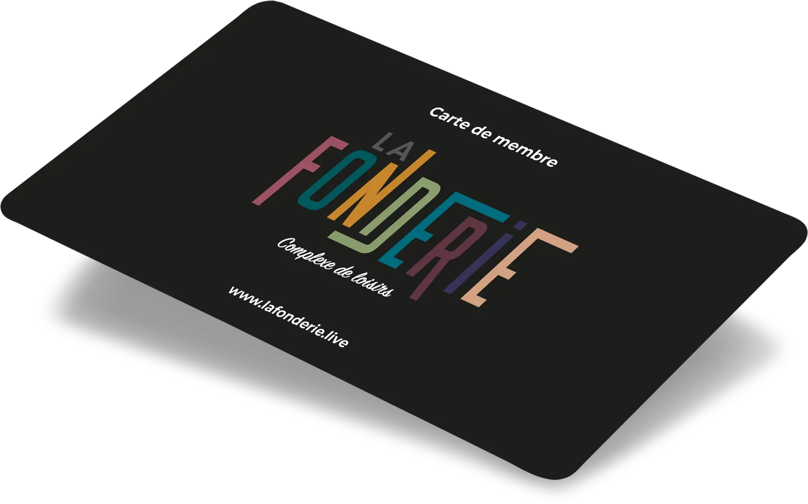 Carte de jeu rechargeable La Fonderie