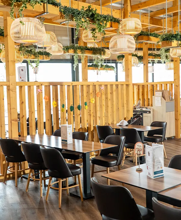 The bar & dining at La Fonderie